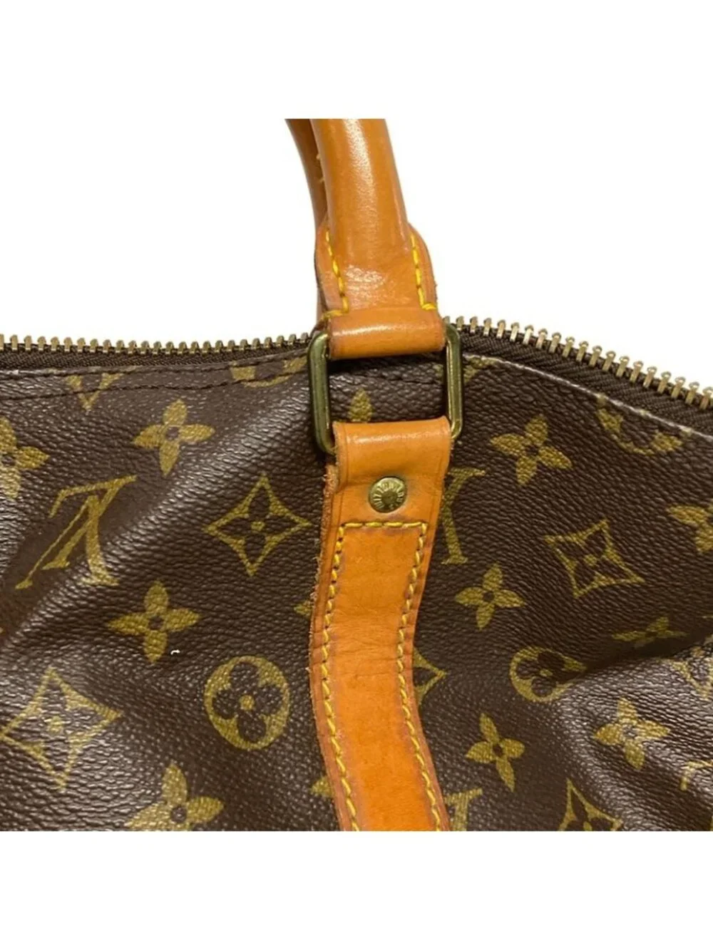 Louis Vuitton Boston Bag Monogram Keepall Bandouliere 55 - Picture 15 of 15